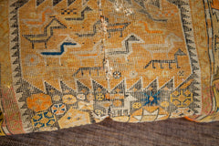 Antique Orange Caucasian Pillow // ONH Item 1889 Image 8