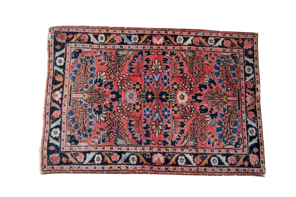 2x3 Vintage Persian Lilihan Mat // ONH Item 1894