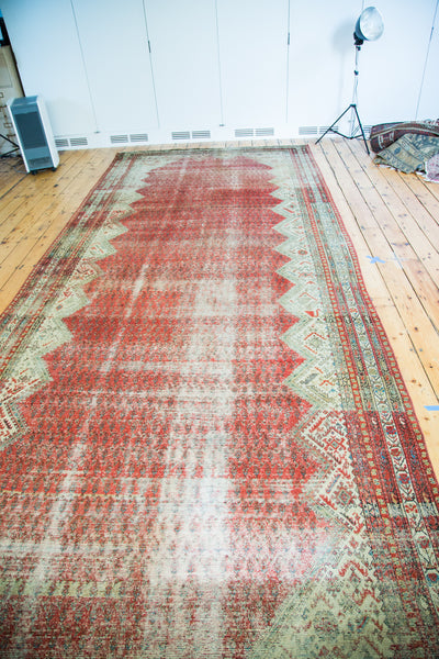 7x16 Antique Persian Malayer Gallery Rug Runner // ONH Item 1898 Image 2