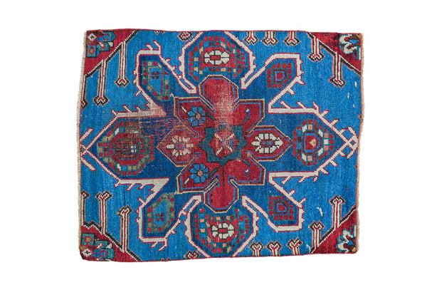 2.5x3 Antique Caucasian Rug Mat Fragment // ONH Item 1905