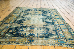 4x4.5 Antique Distressed Caucasian Rug // ONH Item 1908 Image 3