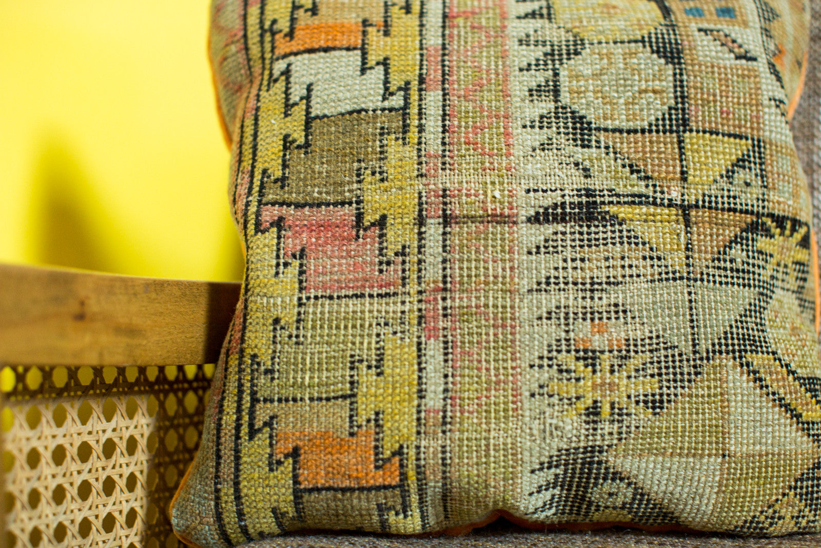 Handmade Caucasian Fragment Pillow // ONH Item 1911 Image 1