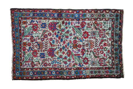 2x4 Vintage Persian Hamadan Rug Runner // ONH Item 1924