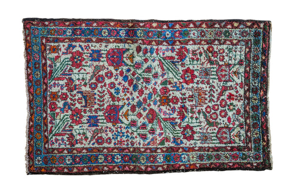 2x4 Vintage Persian Hamadan Rug Runner // ONH Item 1924
