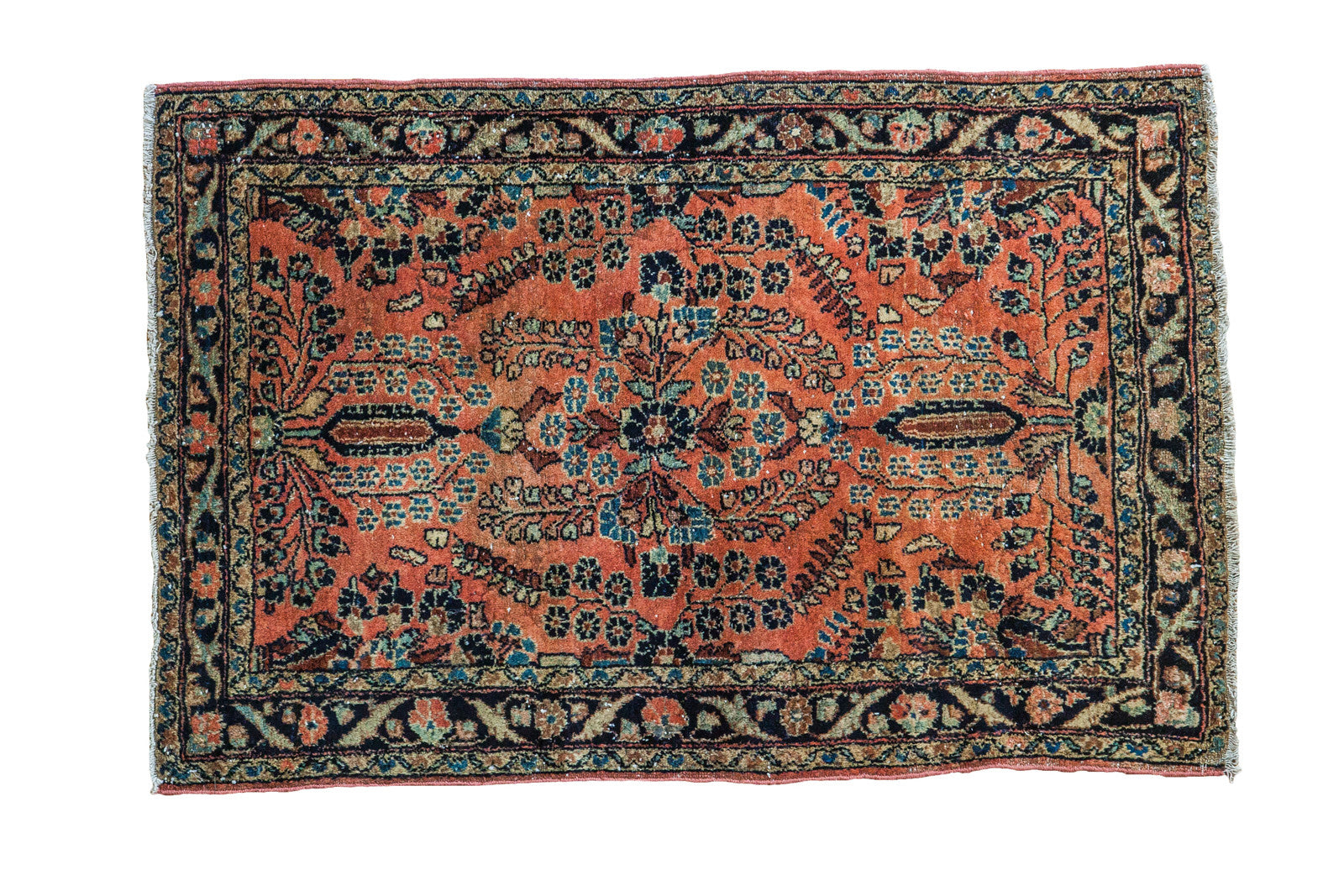 2.5x4 Vintage Persian Lilihan Rug // ONH Item 1928 Image 1