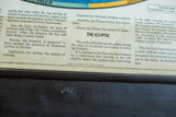 Detailed text on 1938 Cram's map: zodiac signs, Ecliptic, and Equatorial Scale.