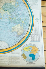 Crams 1938 Edition Pulldown Map Of Eastern Hemisphere // ONH Item 1940 Image 4