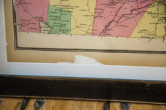 Framed Antique Bedford NY Map // ONH Item 1950 Image 5