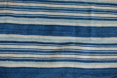 3x4.5 Indigo Blue Striped Textile // ONH Item 1964 Image 3