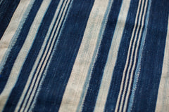 3.5x5 Indigo Blue Striped Textile // ONH Item 1968 Image 4