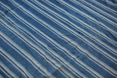 3.5x5 Indigo Blue Striped Textile // ONH Item 1970 Image 3