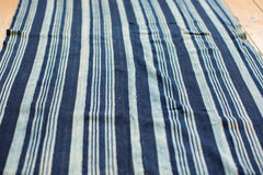 3x5 Indigo Blue Striped Textile // ONH Item 1975 Image 1