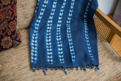 Vintage Batik Blue Throw // ONH Item 1977 Image 2