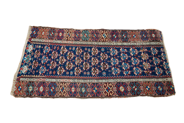 3x5 Antique 19th Century Caucasian Rug Fragment // ONH Item 2000