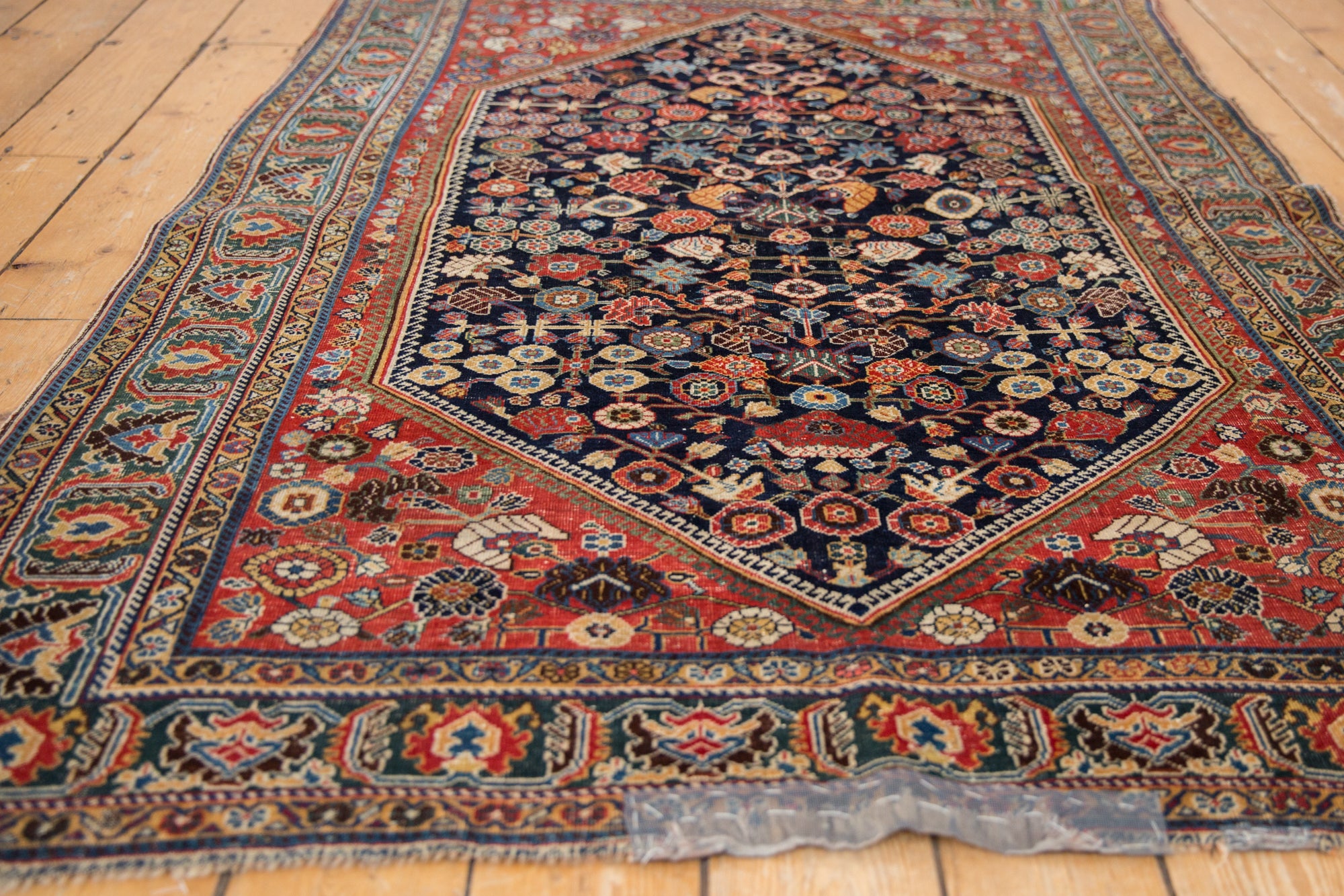 4.5x6.5 Antique Qashqai Area Rug / ONH item 2001