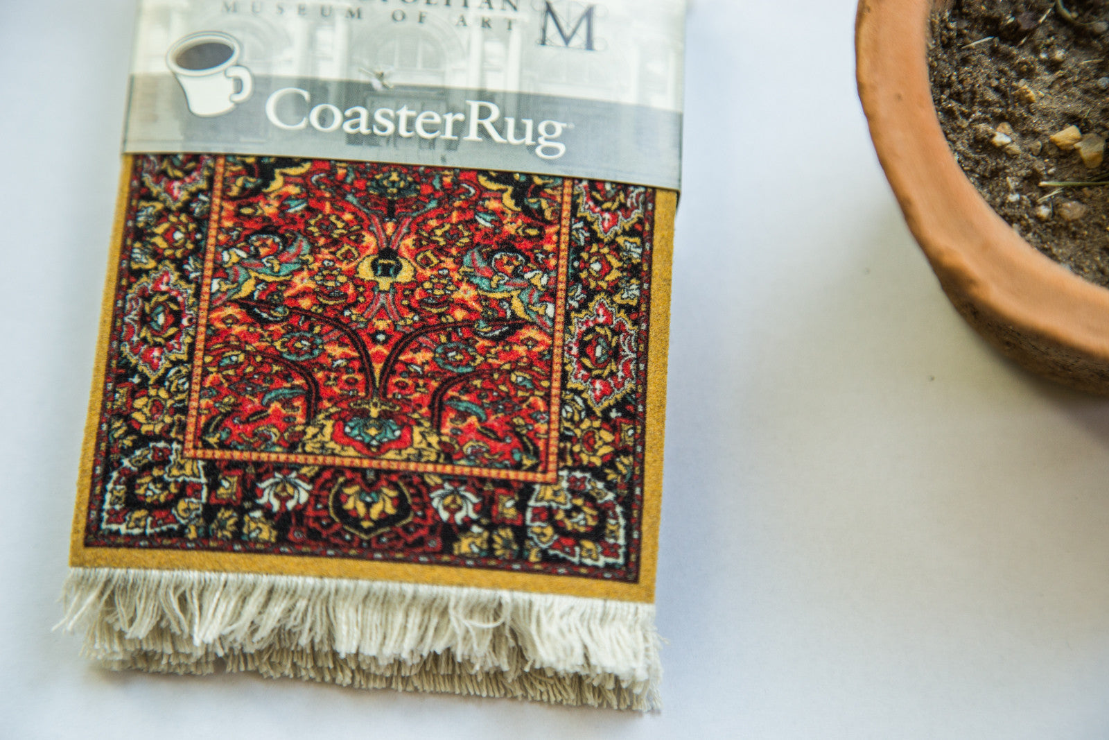 Metropolitan Museum of Art Persian Rug Coaster Set // ONH Item 2004 Image 1