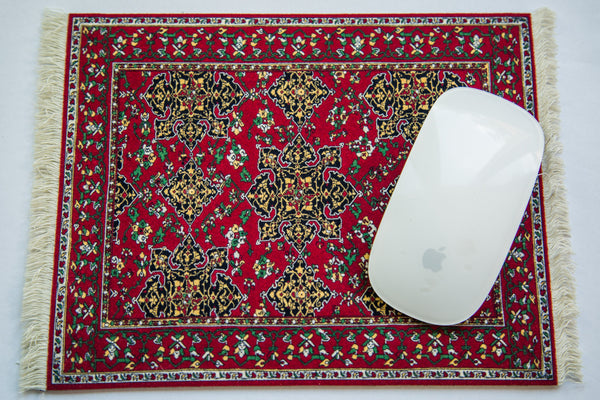 Metropolitan Museum of Art Star Ushak Rug Mouse Pad // ONH Item 2007