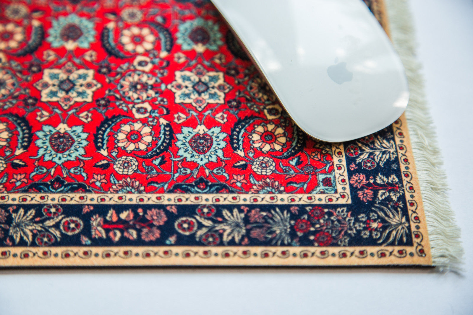 Pashmina Flowers Rug Made in USA Mouse Pad – Item #2010