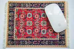 Pashmina Flowers Rug Made in USA Mouse Pad // ONH Item 2010