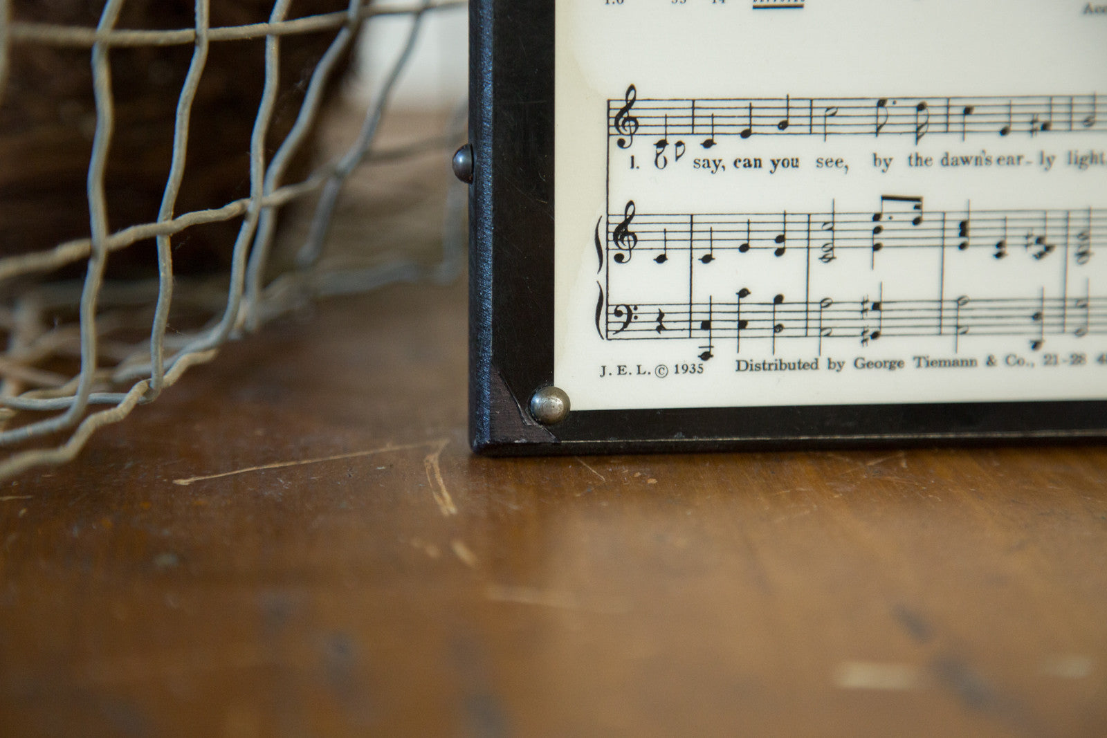 Vintage Eye Chart Near Vision Exam Plaque // ONH Item 2018 Image 1