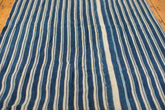 3x5 Indigo Blue Striped Textile // ONH Item 2020 Image 1