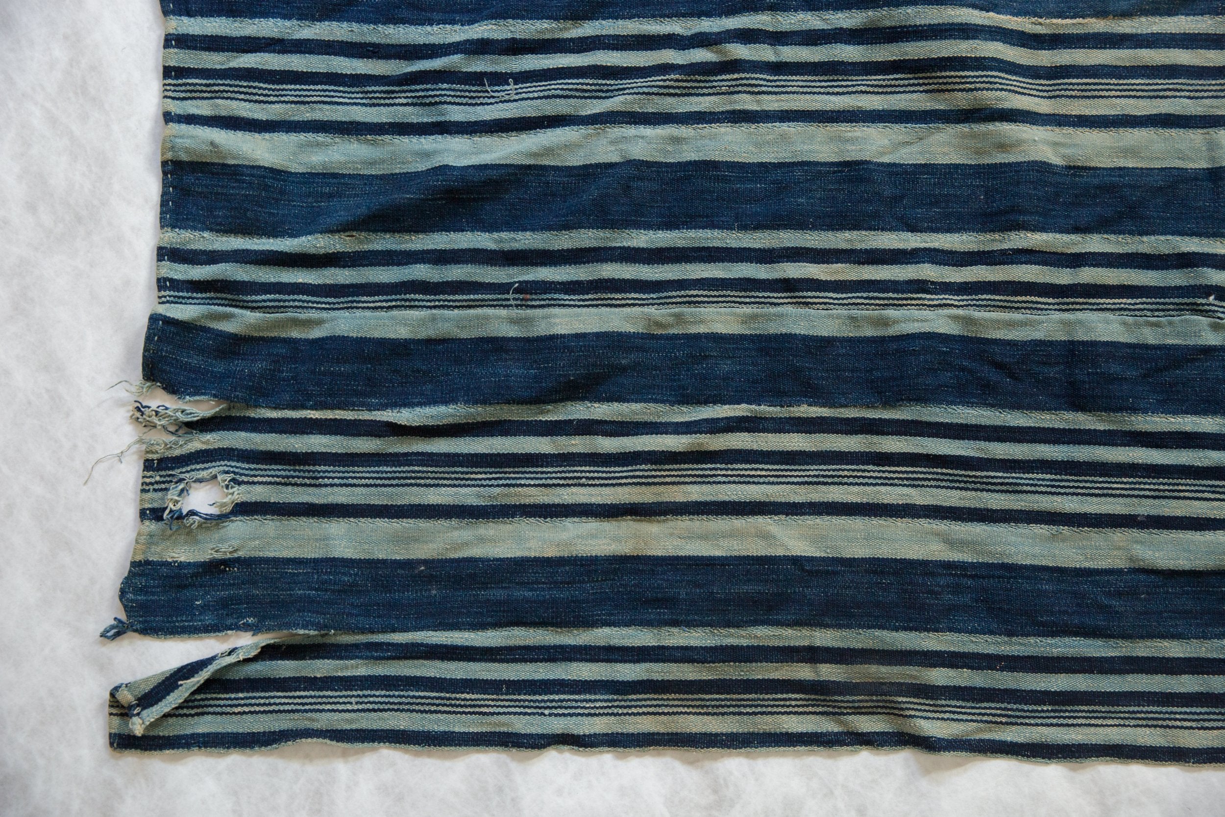 Vintage African Indigo Textile Throw // ONH Item 2026B Image 1