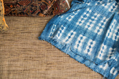 Vintage Batik Blue Throw // ONH Item 2031 Image 3