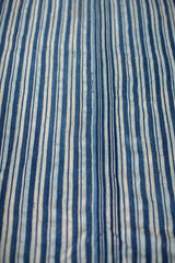 2.5x5 Indigo Blue Striped Textile Runner // ONH Item 2034 Image 3