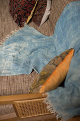 Vintage Denim Batik Throw // ONH Item 2040 Image 3