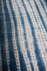 Vintage Batik Blue Throw // ONH Item 2041 Image 3