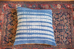 24x24 Large Faded Indigo Blue Pillow // ONH Item 2043A Image 5