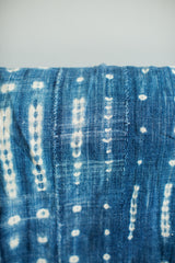 Vintage Batik Blue Throw // ONH Item 2045 Image 3