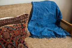 Vintage Denim Batik Throw // ONH Item 2047 Image 2