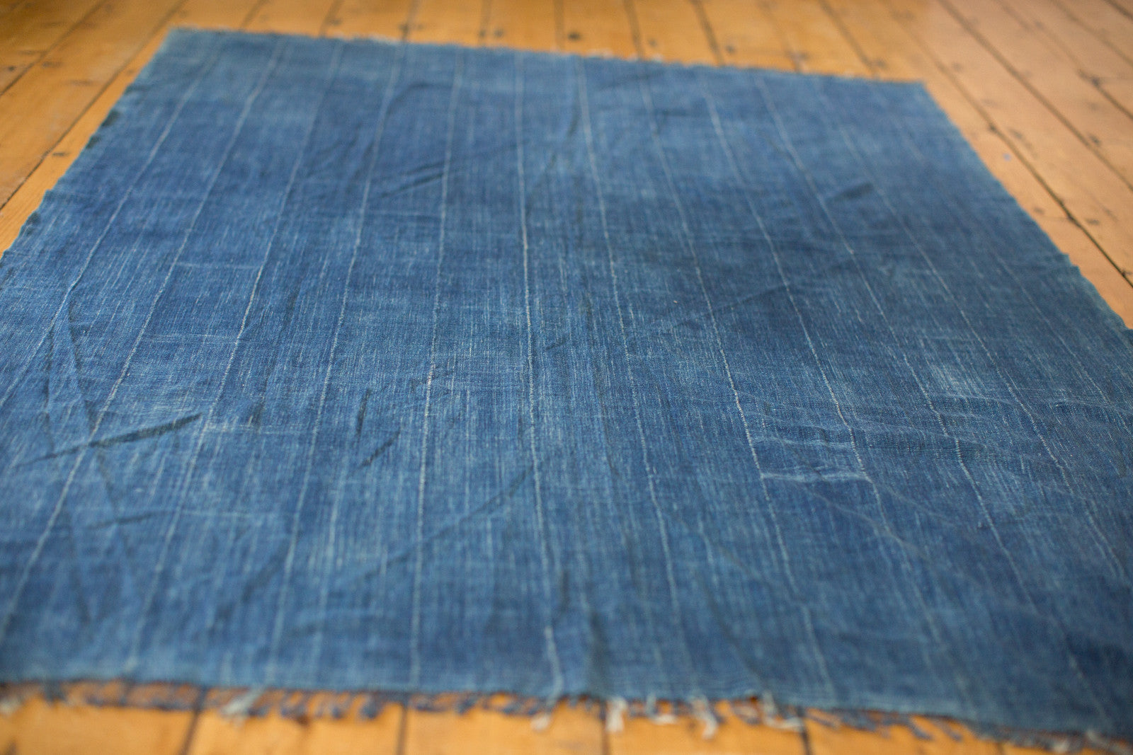 4x6 Denim Batik Textile // ONH Item 2048 Image 1
