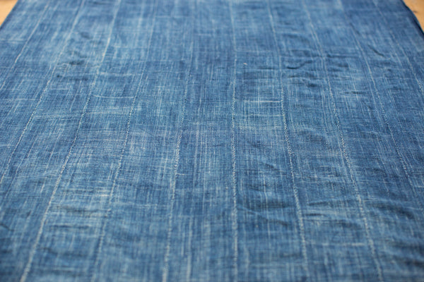 3.5x5 Denim Batik Textile // ONH Item 2050 Image 1