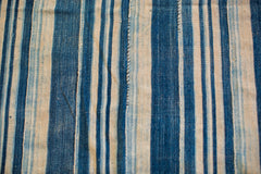3.5x5 Indigo Blue Striped Textile // ONH Item 2057 Image 4