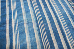 3.5x5 Indigo Blue Striped Textile // ONH Item 2060 Image 3