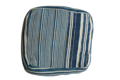 Vintage Light Blue Indigo Floor Pillow // ONH Item 2063 Image 1