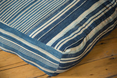 Vintage Light Blue Indigo Floor Pillow // ONH Item 2063 Image 2