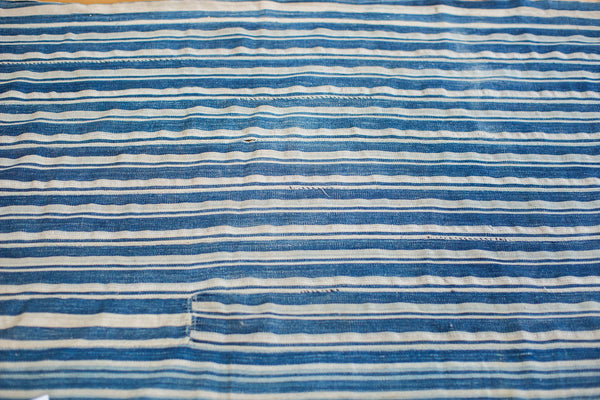 2.5x4 Indigo Blue Striped Textile // ONH Item 2068 Image 1