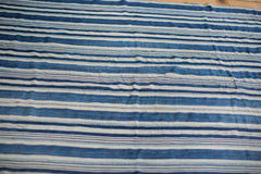 3.5x5 Indigo Blue Striped Textile // ONH Item 2069 Image 4