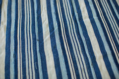 3.5x5 Indigo Blue Striped Textile // ONH Item 2069 Image 9
