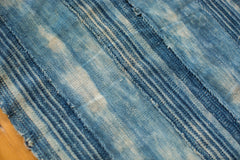 3x4 Square Indigo Blue Striped Textile // ONH Item 2072 Image 4