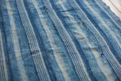 3x4 Square Indigo Blue Striped Textile // ONH Item 2072 Image 8
