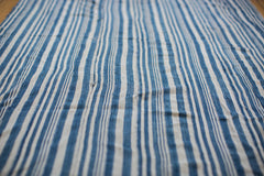 4x6.5 Indigo Blue Striped Textile // ONH Item 2073 Image 1