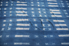 3.5x4.5 Batik Blue Textile // ONH Item 2074 Image 1