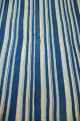 3.5x5 Indigo Blue Striped Textile // ONH Item 2075 Image 2