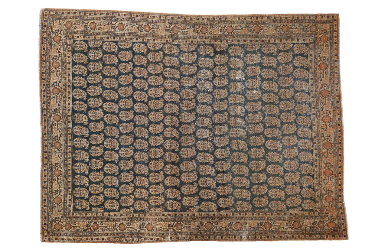 4x5.5 Antique Tabriz Rug // ONH Item 2081