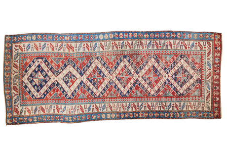 3x8 Antique Bijar Rug Runner // ONH Item 2083