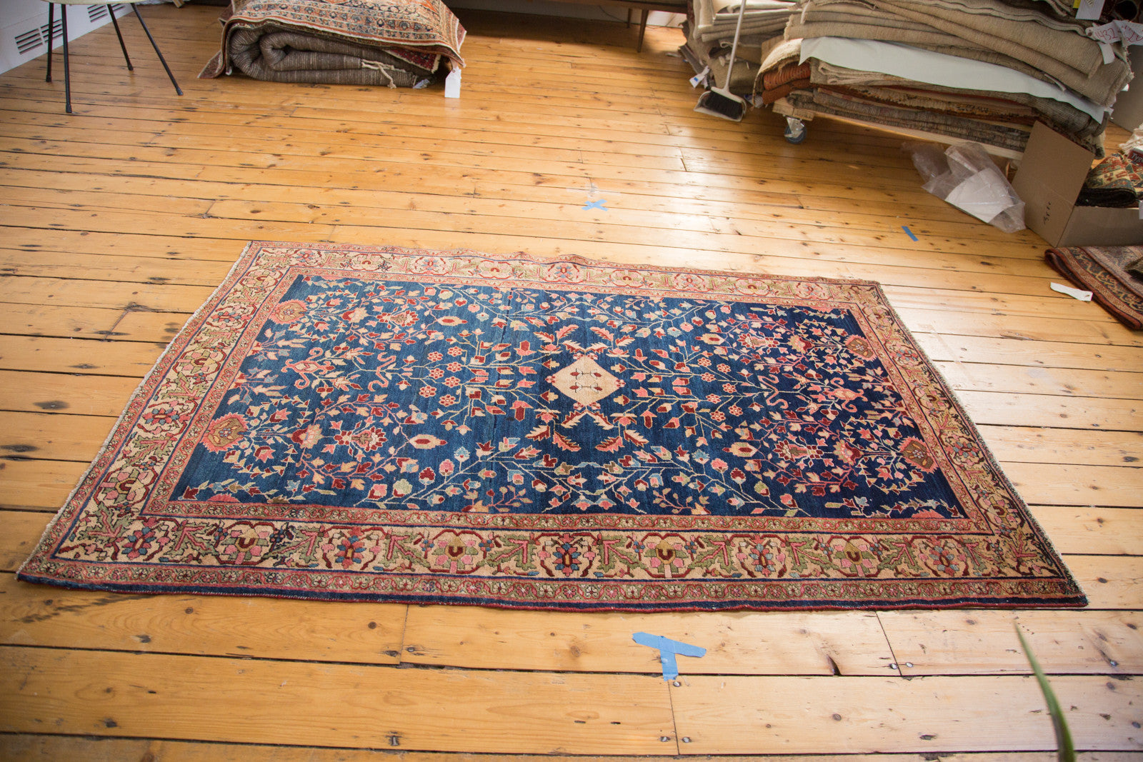 4x6.5 Vintage Farahan Sarouk Rug // ONH Item 2084 Image 1